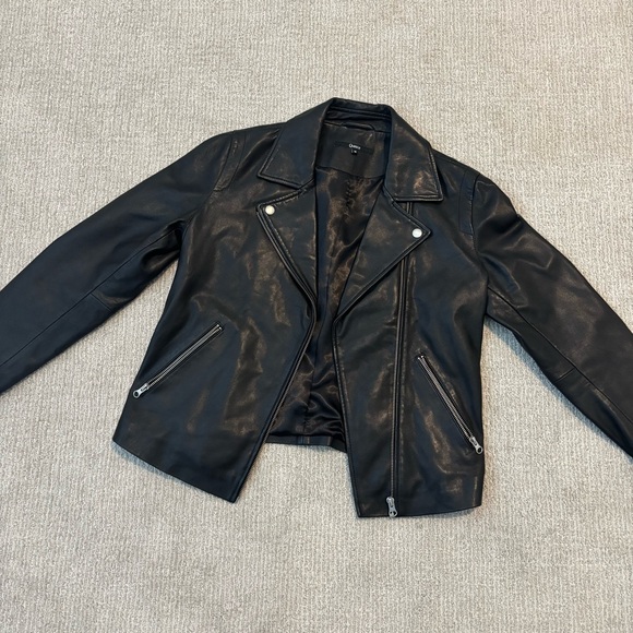 Quince Leather Biker Jacket - Picture 2 of 8